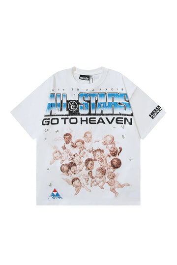 HS Studios Angel Children Basketball Print