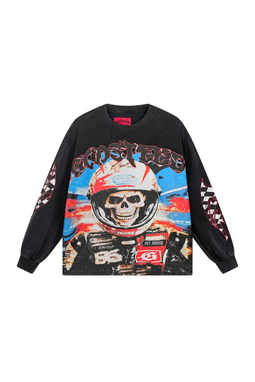 Skeleton of Racing: Long Sleeve Shirt
