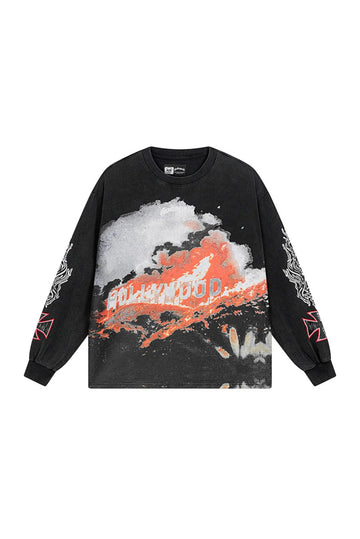 GD print: long sleeved shirt