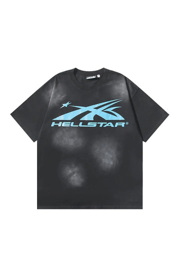 Dark Style: Blue Logo Black Shirt