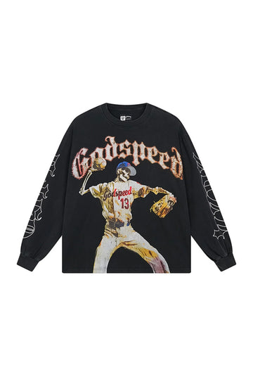 Skeleton bowler, black shirt