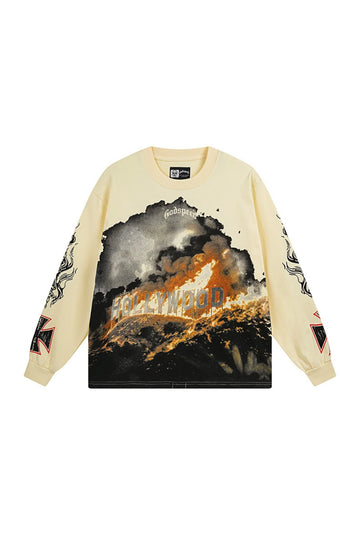 Wildfire lettering: Long sleeved shirt