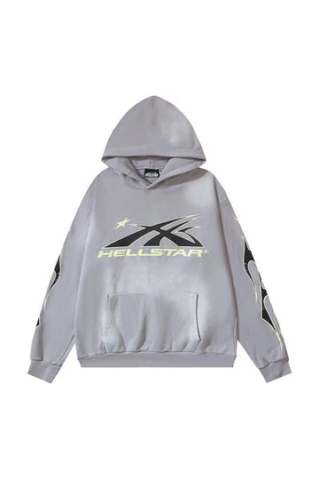 Grey HS Studios Sports Logo Hoodie