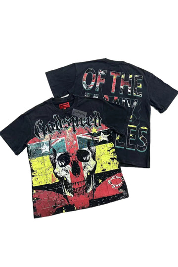 Rainbow Puzzle Skeleton T-shirt
