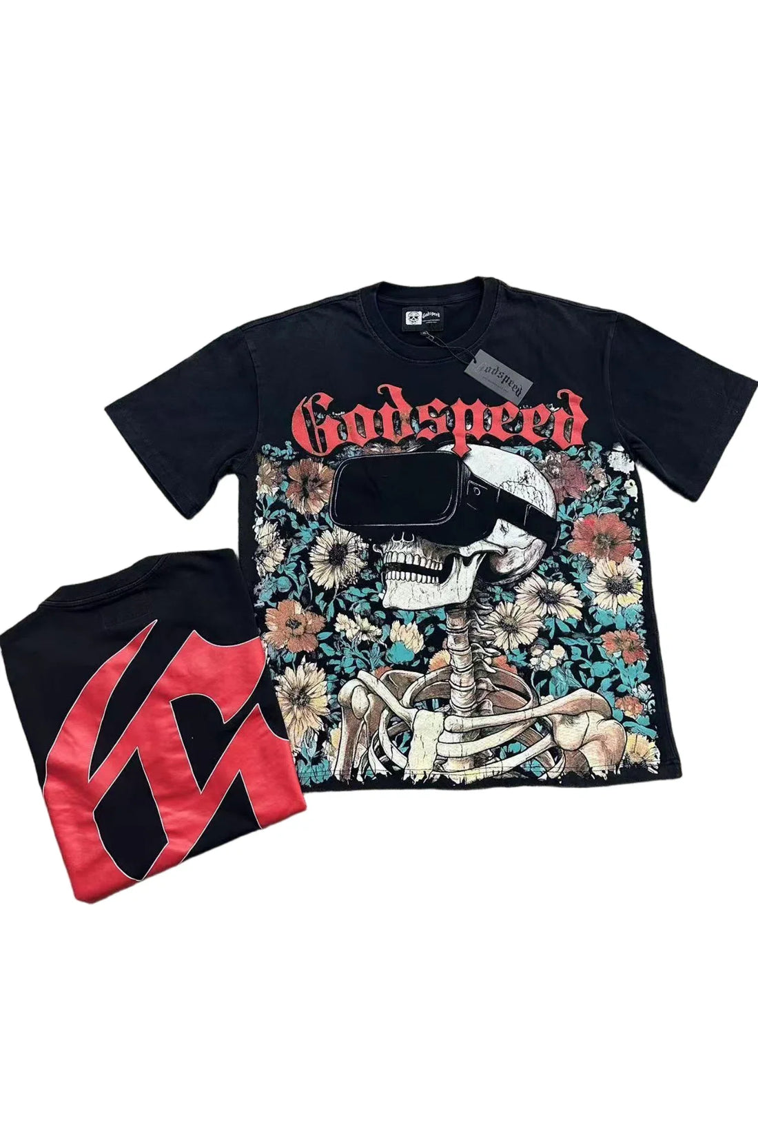 Virtual World Skull T-shirt
