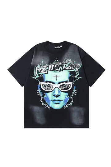 Dark series sunglasses boys black T-shirt