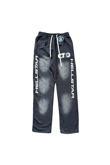 HS Studios side logo casual sports pants gray