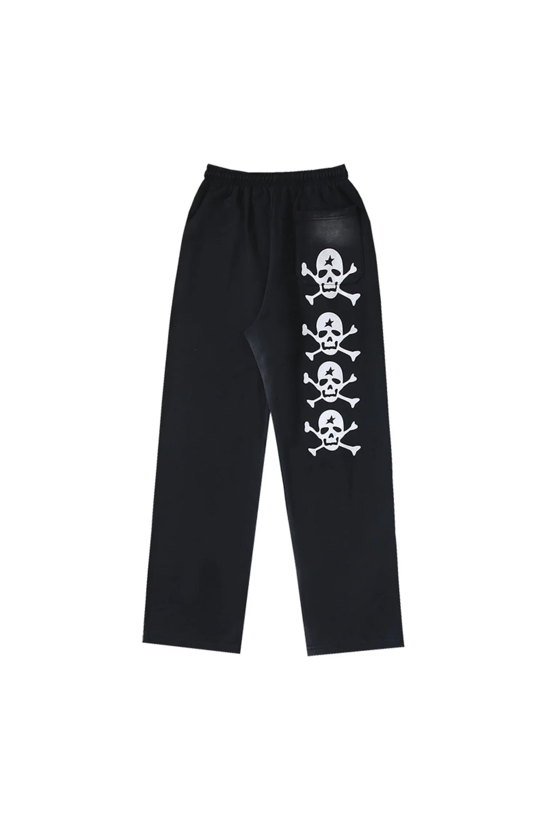 HSStudios Logo Skeleton Casual Sports Pants Black