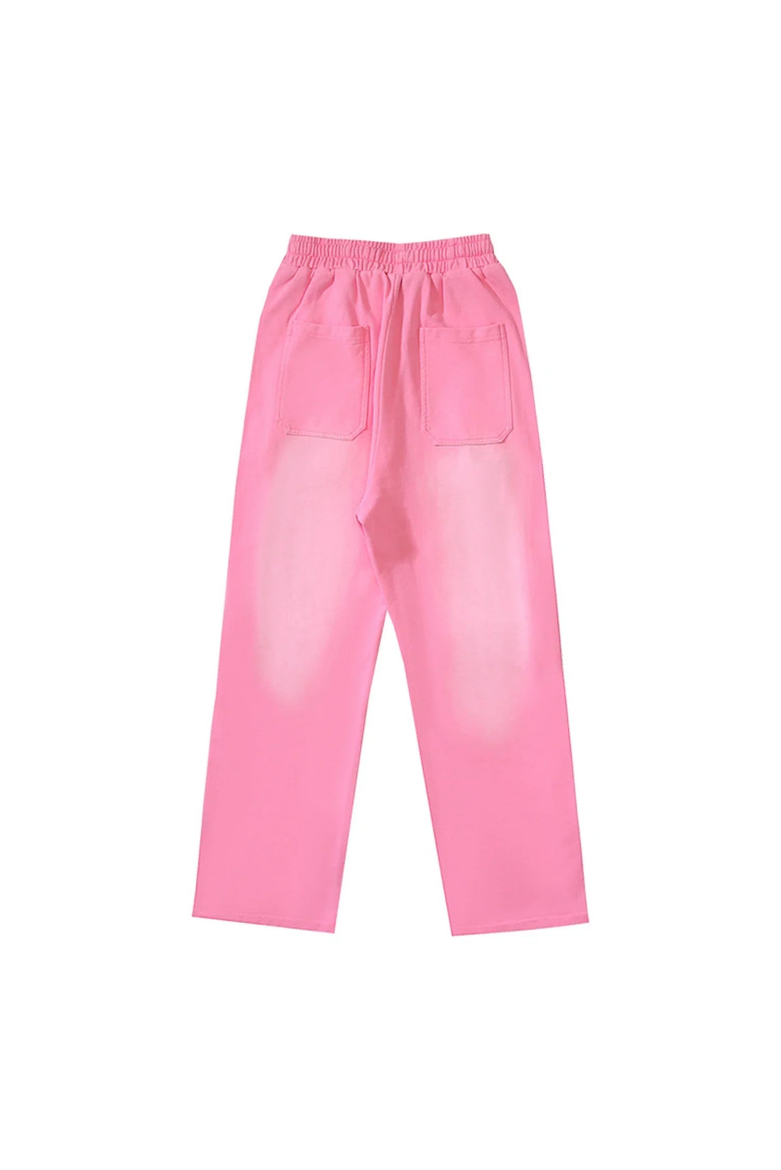 HS Studios' new side button logo casual sports pants! pink