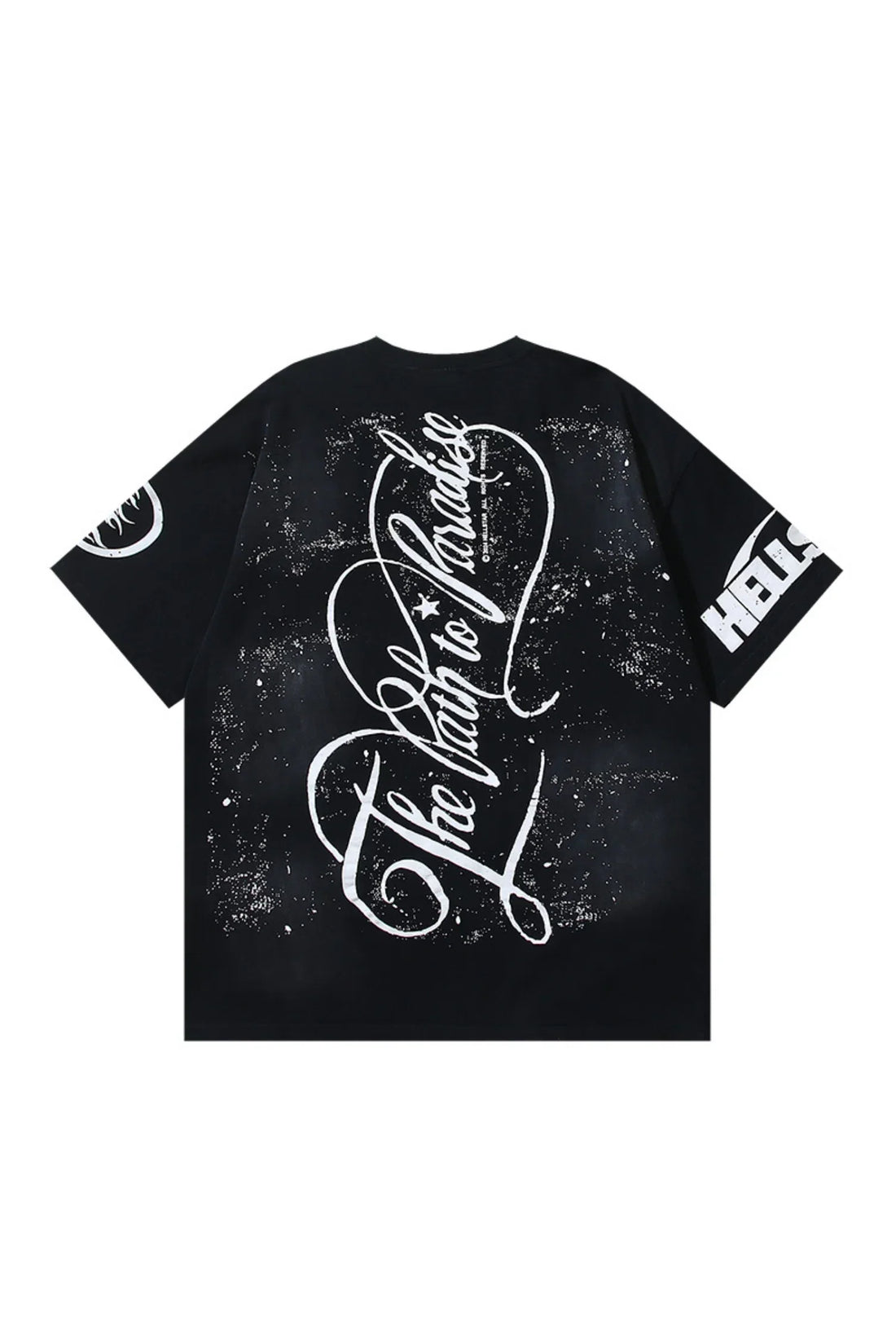 Dark Series: Little Angel Printed Black T-shirt