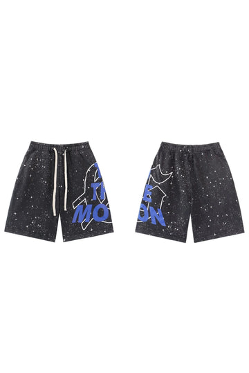 Raindrop black shorts