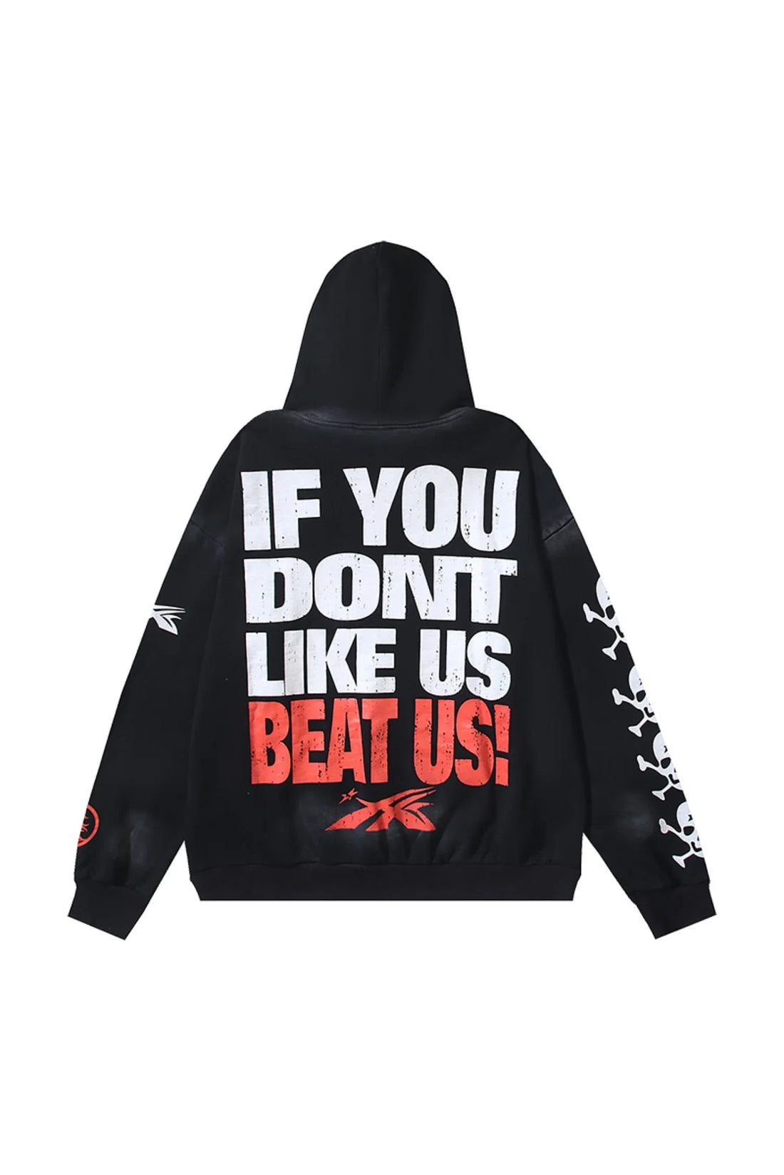 Black HS Text Hoodie Hoodie
