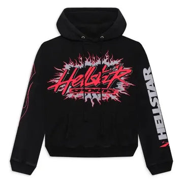 Black and Red HS Sports Future Flame Hoodie