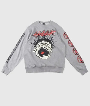 HS Studios Records Grey Sweater