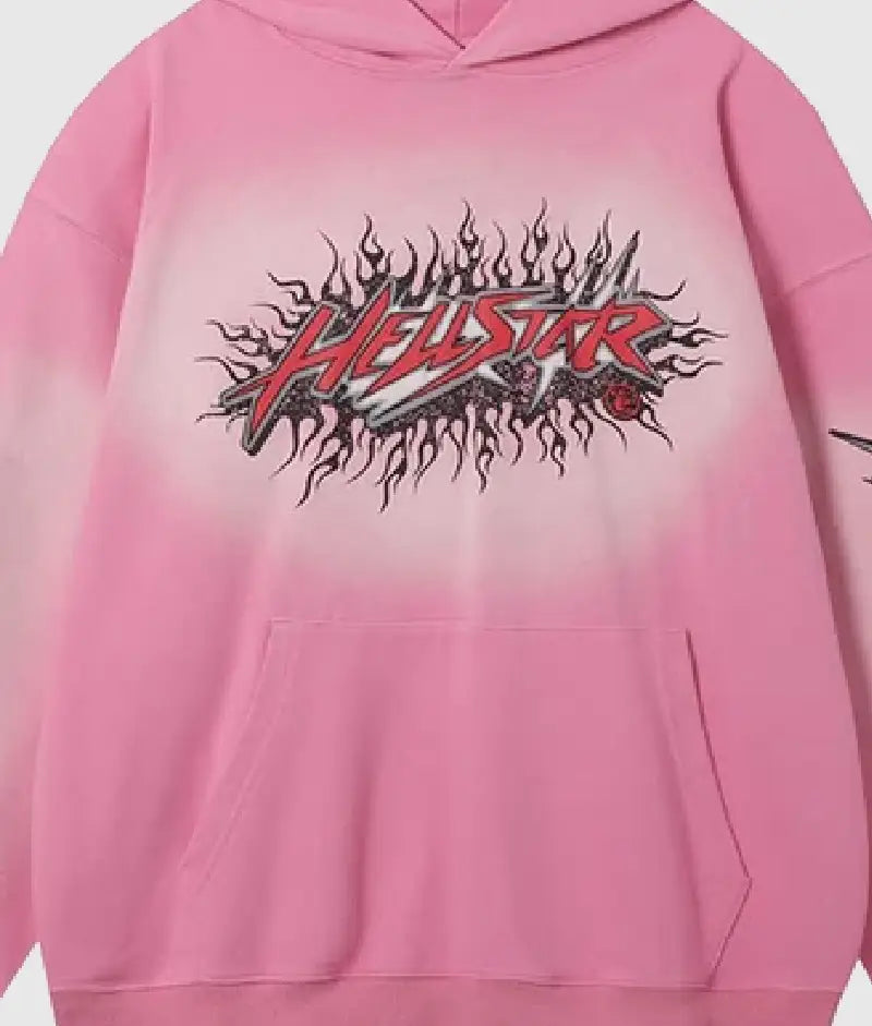 HS Studios Records Hoodie Pink