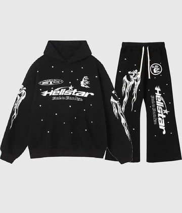 HS Studios Records Tracksuit Black