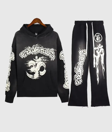 HSStudios Records Yoga Tracksuit Black