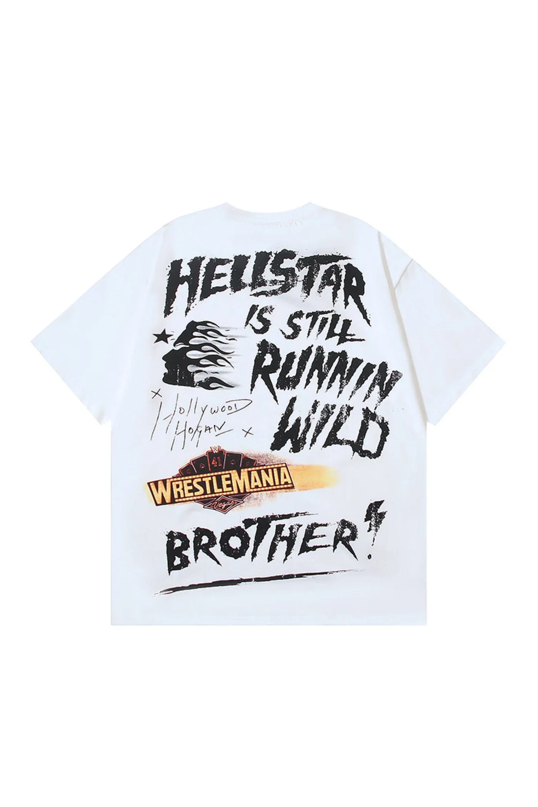 HS Studio Retro Printed White T-shirt